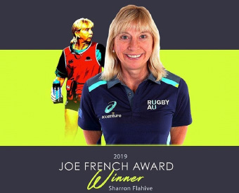 Winner of The Joe French Award goes to: Dr Sharron Flahive